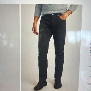 Bonobos Italian brushed 5 pocket black pants/jeans. Size 36/32 slim. Super soft.